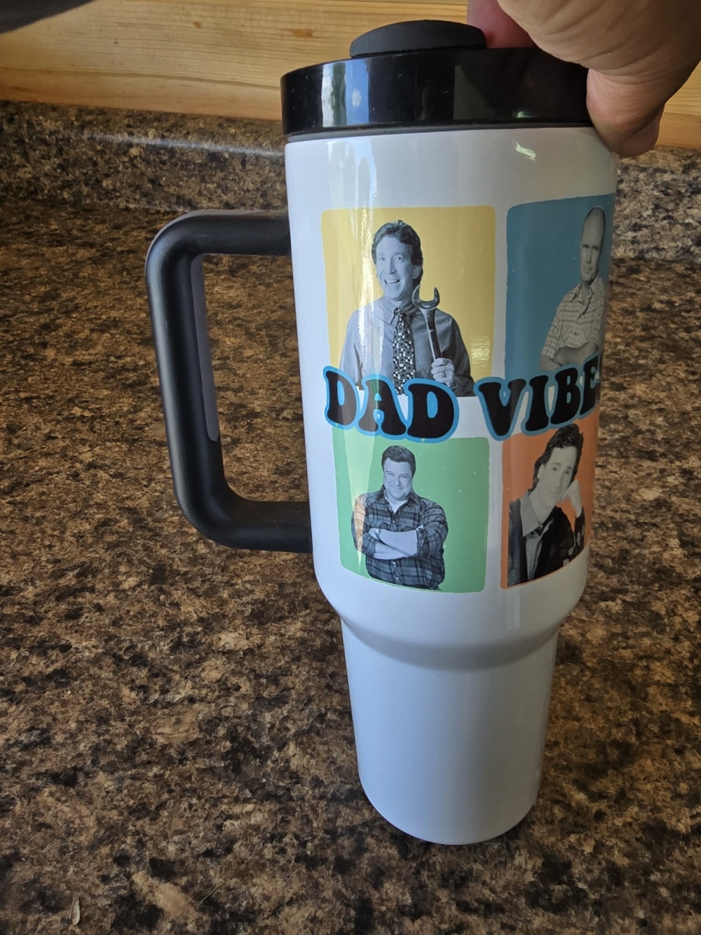 Dad Vibes 40 Oz Tumbler